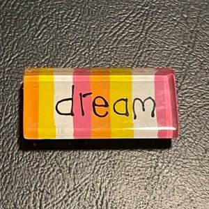 Glass multicolor pastel Dream magnetic pins.